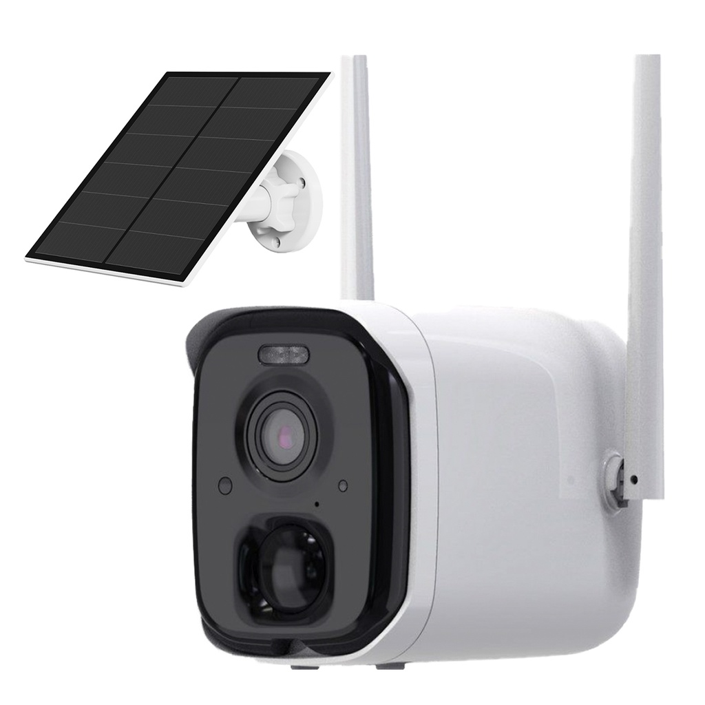 Camara Wifi Bala Inalambrica de Bateria con Panel solar 3MPX Longse