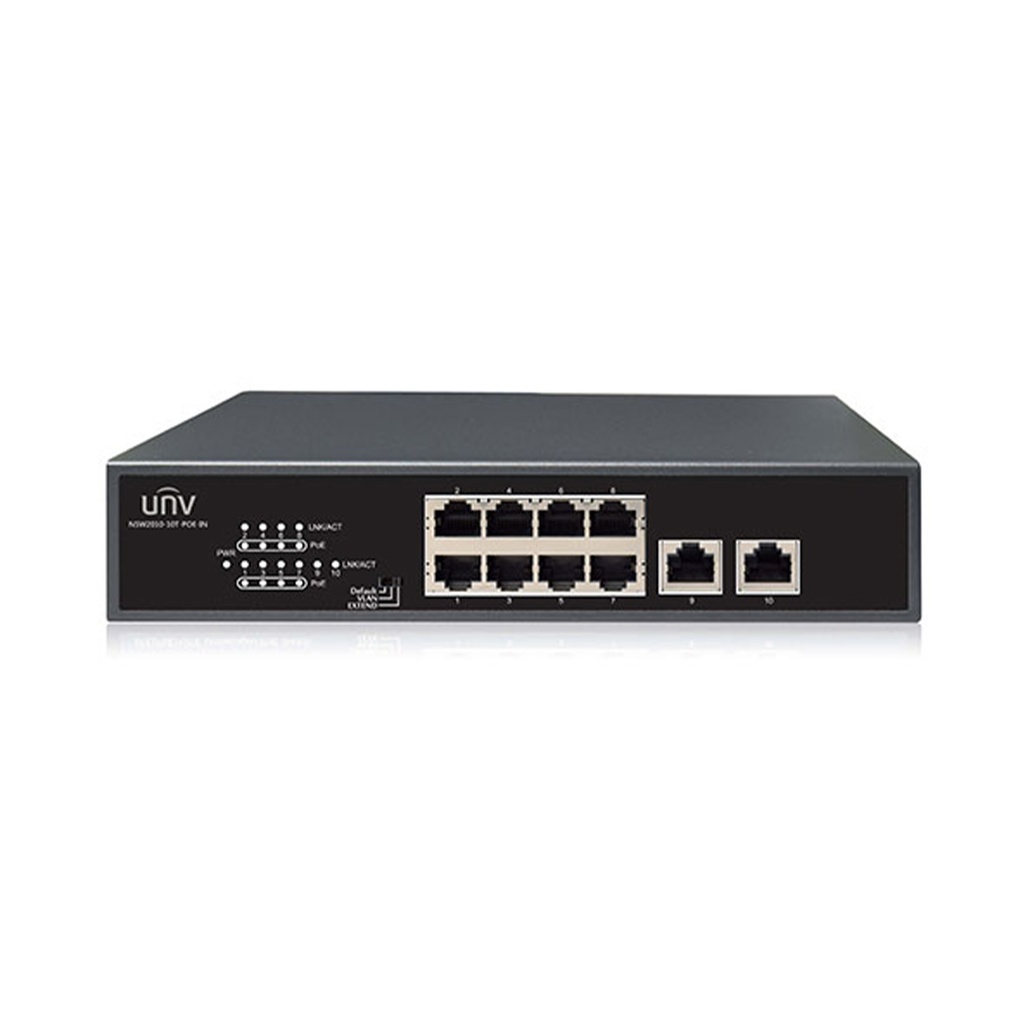 Switch POE 8PoE+2GC 10/100 UNV