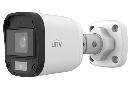[UAC-B112-AF28-W] Camara Analoga Mini Bala Plastica fija ColorHunter HD Microfono de 2MP