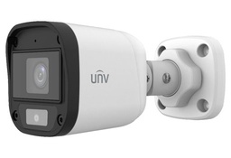 [UAC-B115-AF28-W] Camara analoga Tipo Bala Plastica fija ColorHunter HD Microfono de 5 MP UNV